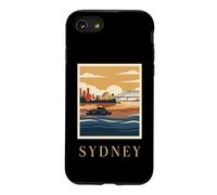 Sydney Australia Harbor Bridge Opera House Vintage Travel Case for iPhone SE (2020) / 7/8