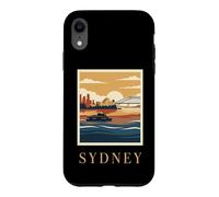 Sydney Australia Harbor Bridge Opera House Vintage Travel Case for iPhone XR