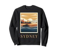 Sydney Australia Harbor Bridge Opera House Vintage Travel Sweatshirt
