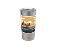 Sydney Australia Harbor Bridge Sunset Graphic Stainless Steel Insulated Tumbler