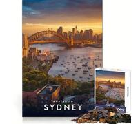 Sydney Australia Jigsaw for Teenagers 1000 Pieces Brain Exercise Peaceful Recreation Precision Cut Great Gift (50x75cm)