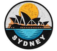 Sydney Australia Patch for Clothes - Embroidered Iron on Patch for Backpack Jacket - Fabric Sports Patches for Clothes Souvenirs & Gifts ID45095
