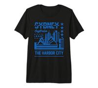 Sydney Australia The Harbor City Famous Australian Landmarks Premium T-Shirt