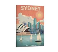 Sydney,Australia Vintage Travel Poster Print Photo Art Canvas Home Decorative Bedroom Modern Decors 24x36inch(60x90cm)