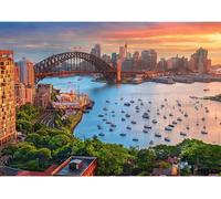 Trefl 10743 Piece Jigsaw, Sydney, Australia 1000 Elements-City Panorama, Picturesque Bay, DIY, Creative Entertainment, Fun, Classic Puzzles for Adults and Children from 12 Years
