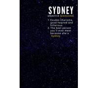 Sydney Awesome Name: custom name Notebook | personalized gifts for women | personalised for Sydney