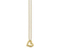 Sydney Evan 14K yellow gold Fluted Heart necklace One Size