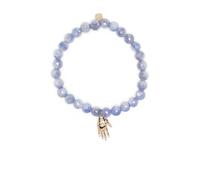 Sydney Evan 14kt yellow gold & diamond moonstone bracelet - Purple One Size