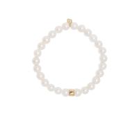 Sydney Evan 14kt yellow gold Marquise Rondelle pearl bracelet - White One Size