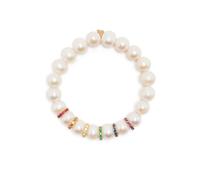 Sydney Evan 14kt yellow gold multi-stone pearl bracelet - White One Size