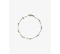 Sydney Evan Womens 14k Yellow Gold Evil Eye 14ct Yellow-gold and 0.15ct Brilliant-cut Diamond Bracelet