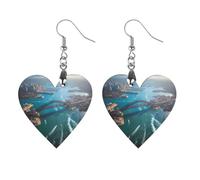Sydney Harbour Bridge Australia Fashion Women's Dangle Earrings Funny Wood Earring Drop Pendants Jewelry