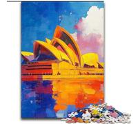 Sydney Opera House 1000 Piece Jigsaw Puzzles for Adults Gifts, Educational Games Home Decoration Birthday Present, Gifts, Wall Art (26x38cm)