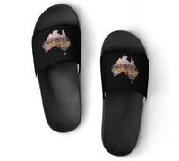 Sydney Opera House Australia Map House Slippers Shower Slides Shoes