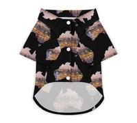 Sydney Opera House Australia Map Pet Shirt Dogs Cats Clothes Short Sleeve Breathable Puppy Costume