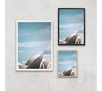 Sydney Opera House Giclee Art Print - A2 - Wooden Frame