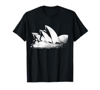 Sydney Opera House Vintage Skyline Australia Trip Lover Fan T-Shirt