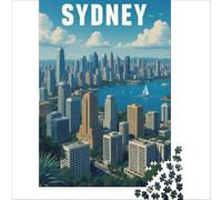 Sydney Skyline Dreams jigsaw puzzle1000 pieces | a festive family activity to enjoy together on christmas eve while waiting for the celebrations to enjoy at home38x52cm