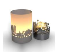 Sydney Skyline Gift Tube Shadow Play Candle - Projection of Iconic Landmarks, Perfect Souvenir for Sydney Fans - Mesmerizing Home Décor