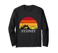 Sydney Skyline - Opera House Harbour Bridge and Tower Long Sleeve T-Shirt