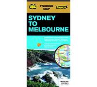 Sydney to Melbourne Map 245 5th ed (Touring Map)