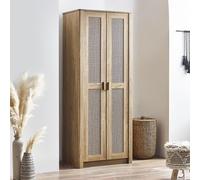 Sydney Wardrobe - 2 Door - Faux Rattan