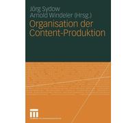 Sydow - Organisation der Content-Produktion - New paperback or softbac - X555z