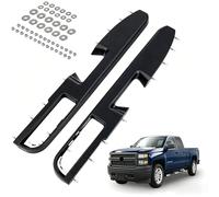 SYDSZ 80994 80995 Door Armrest Front Driver & Passenger Side, Compatible with Chevy Silverado Tahoe Suburban Avalanche GMC Sierra Yukon 2010-2014 Black Interior Door Panel Arm Rest
