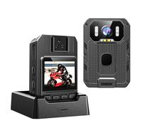 SYDYAM 4K Camera, Body, 512 GB, Audio and Video, IP68, H.265, 2 Batteries 2350 mAh, 17 Hours Recording