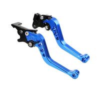 SYDZXJoya 1 Pair Motorcycle Brake Handle CNC Motorbike Clutch Drum Brake Lever Handle Universal Fit for Motorbike Modification Compatible with Printer Supplies(Blue)