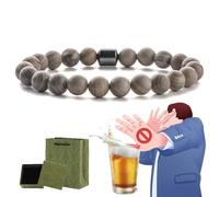 Syeefula Glame Anti Alcohol Bracelet, Anti Alcohol Magnetic Bracelet Women & Men, Helps Reduce the Urge to Drink, Relieve Anxiety and Stress (Z)