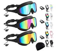 Syeefula My Cool Summer Goggles, HD Large Frame Waterproof (1A1C1D)