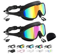Syeefula My Cool Summer Goggles, HD Large Frame Waterproof (1A1D)