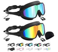 Syeefula My Cool Summer Goggles, HD Large Frame Waterproof (1C1D)