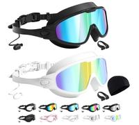 Syeefula My Cool Summer Goggles, HD Large Frame Waterproof (1C1H)