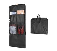 Syeeiex Long Dress Bag, Breathable 60 inch Tri-fold Dress Cover With 2 Large Mesh Pockets, Dustproof Dress Garment Bags For Travel and Storage, Wedding Dress Bags For Dress, Evening Grown, Suit, Coat