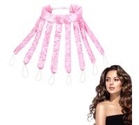 SYEYCW 1 Pcs Octopus Curling Rod, Soft No Heat Hair Curlers, Heatless Curling Rod Headband, Hair Curlers for Sleeping Overnight, Hair Curlers for Long Hair, DIY Curlers Hair Styling Tools, Pink