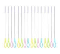 SYEYCW 16 Pcs Straw Brushes, Straw Cleaning Brush, Stainless Steel Straw Brushes, Nylon Brushes, Extra Long Thin Cleaning Baby Bottle Brush, for Baby Bottles, Water Cups, Test Tubes, Teapot, 4 Colors