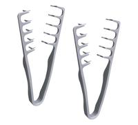 SYEYCW 2 Pcs Styling Combs with Texture, Wide-Tooth Hair Styling Comb, Roots Volumizing Tool, Hairdressing Texture Comb, Bangs Seam Grooming Accessory, for Volume and Care, for Women, Men