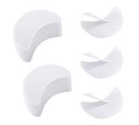 SYEYCW 200 Pcs Eyeshadow Shield Protector, Eyelash Pads, Lint Free Eye Pads, Eye Make Up Shield Protector, Half Moon Shape, for Eyelash Extensions, Eyeliner, Lip and Tinting Makeup