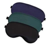 SYEYCW 3 Pcs Sleep Mask, Adjustable Strap Sleeping Masks for Women Men Children, Soft Eye Cover Eyeshade, Blackout Eye Mask for Sleeping, for Night Rest, Travel, Nap, Meditation