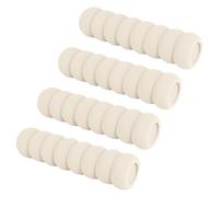 SYEYCW 4 Pcs Door Handle Protective Cover, Beige Soft Foam Safety Cover Guard, Handle Anti-Collision Knob Protectors, High-Resilience Protective Knob Guard, Sponge Spiral Anti-Static Protectors