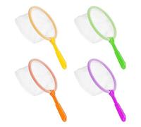 SYEYCW 4 Pcs Fishing Net, Outdoor Fishing Net, Plastic Fishings Nets, Early Learning Tool Bug Catcher Nets, for Beach Toy Bug and Butterfly Catching Compact Outdoor Play Equipment