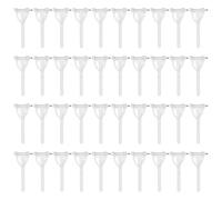 SYEYCW 40 Pcs Buttonhole Pins, Plastic Button Hole Pin Wedding, Buttonhole Flowers Pins with T Shape Clips Holder, for DIY Wedding Flowers Bridegroom Brooch Anniversary Party Formal Occasion Supplies