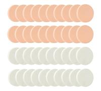 SYEYCW 40 Pcs Make Up Sponges - Round & Reusable Face Painting Sponges, Dual-Use for Liquid Foundation, Creams & Powders