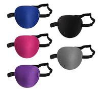 SYEYCW 5 Pcs Eye Patches, Adjustable Eye Patches, Eye Patch Medical, 3D Adjustable Eyepatchs for Adults and Kids, for Right or Left Eye, for Amblyopia, Strabismus, and Surgery Recovery, 5 Colors