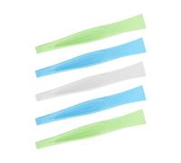 SYEYCW 5 Pcs Plastic Scraper, Multipurpose Stiff Scraper, Kitchen Cleaning Tool, Sticker Remover Tool, Can Bottle Opener, 2 in 1 No-Scratch Scraping Tool, for Removing Oil Stains, Dirt, Paint, Gum