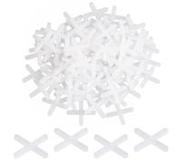SYEYCW 500 Pcs Tile Spacers 3mm, White Slab Spacers, Plastic Cross Shaped Spacers, Wall Floor DIY Paving Tiling for Accurate Positioning, Ceramic Tile Installation Tools, for Fixing Mat Tile Leveling