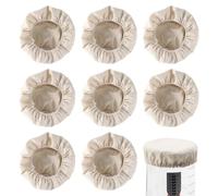 SYEYCW 8 Pcs Dough Proofing Cover, Bowl Covers for Bread Proofing, Sourdough Bread Starter Jar Cloth Covers, Reusable Yeast Bread Baking Elastics Bowl Covers, Fit 3-4Inches Diameter Fermenters