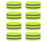 SYEYCW 8 Pcs Reflective armbands, Reflective Running Gear, High Visibility Armbands, Bike Ankle Bands Reflector Armband, for Running, Bike, Dog Walking, Cycling or Early Morning and Night Activities